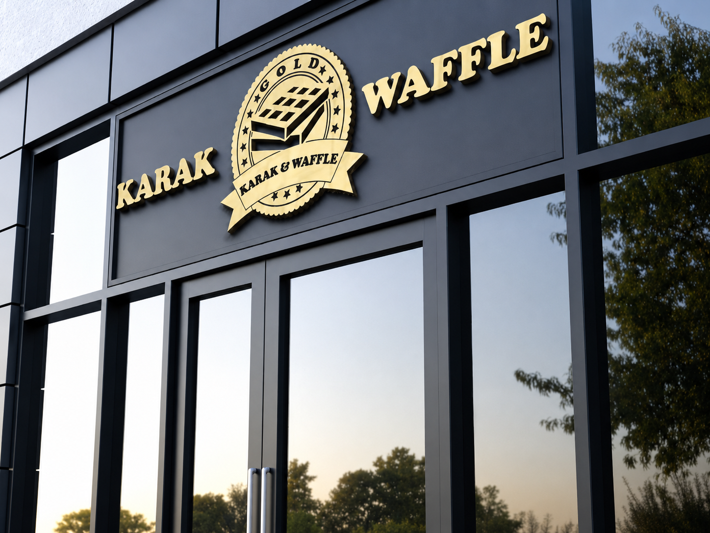 Gold Karak Waffle featured visual